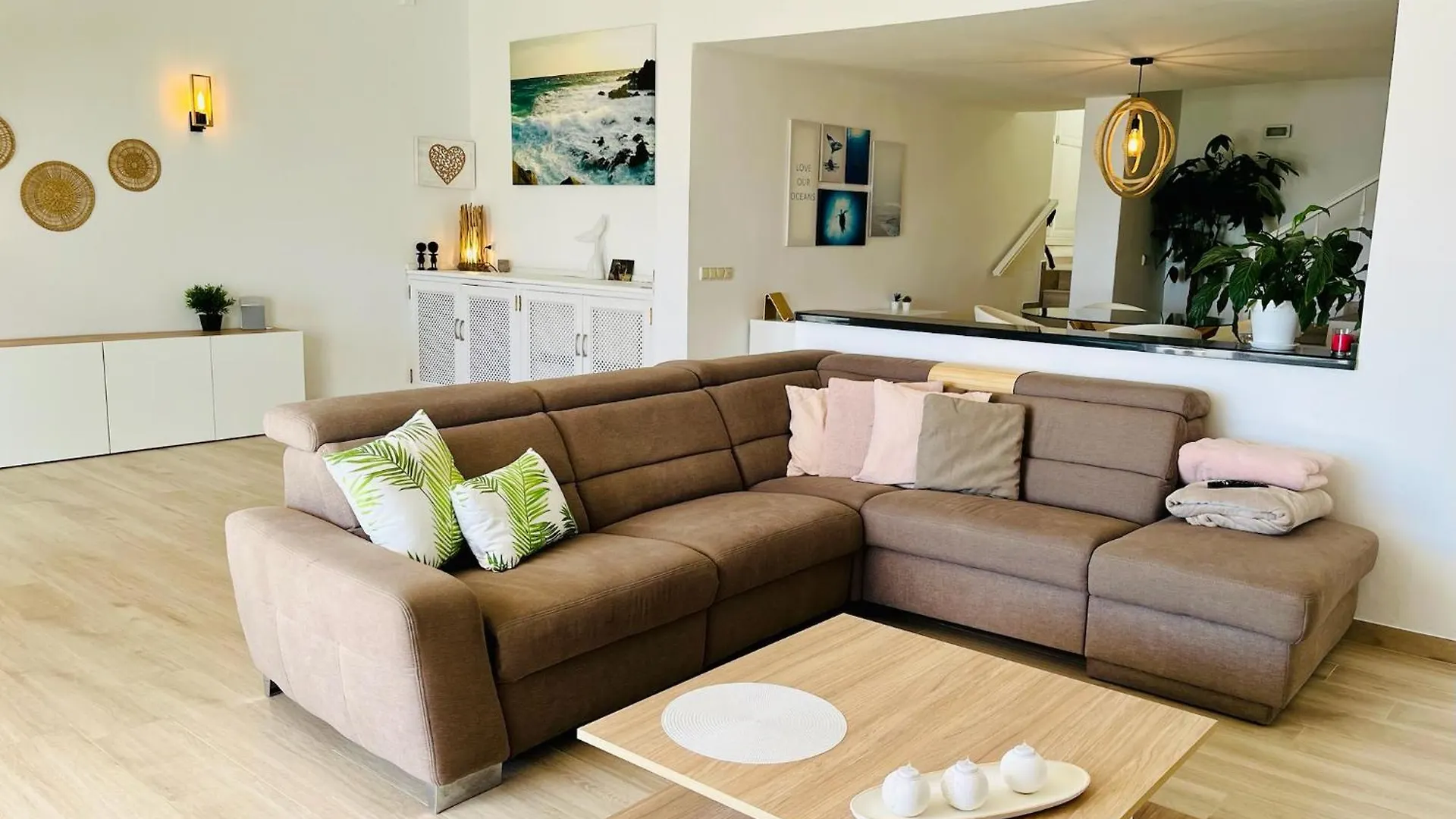 סן מיגל דה אבונה Villa With Sea View And Luxury Heated Pool ספרד